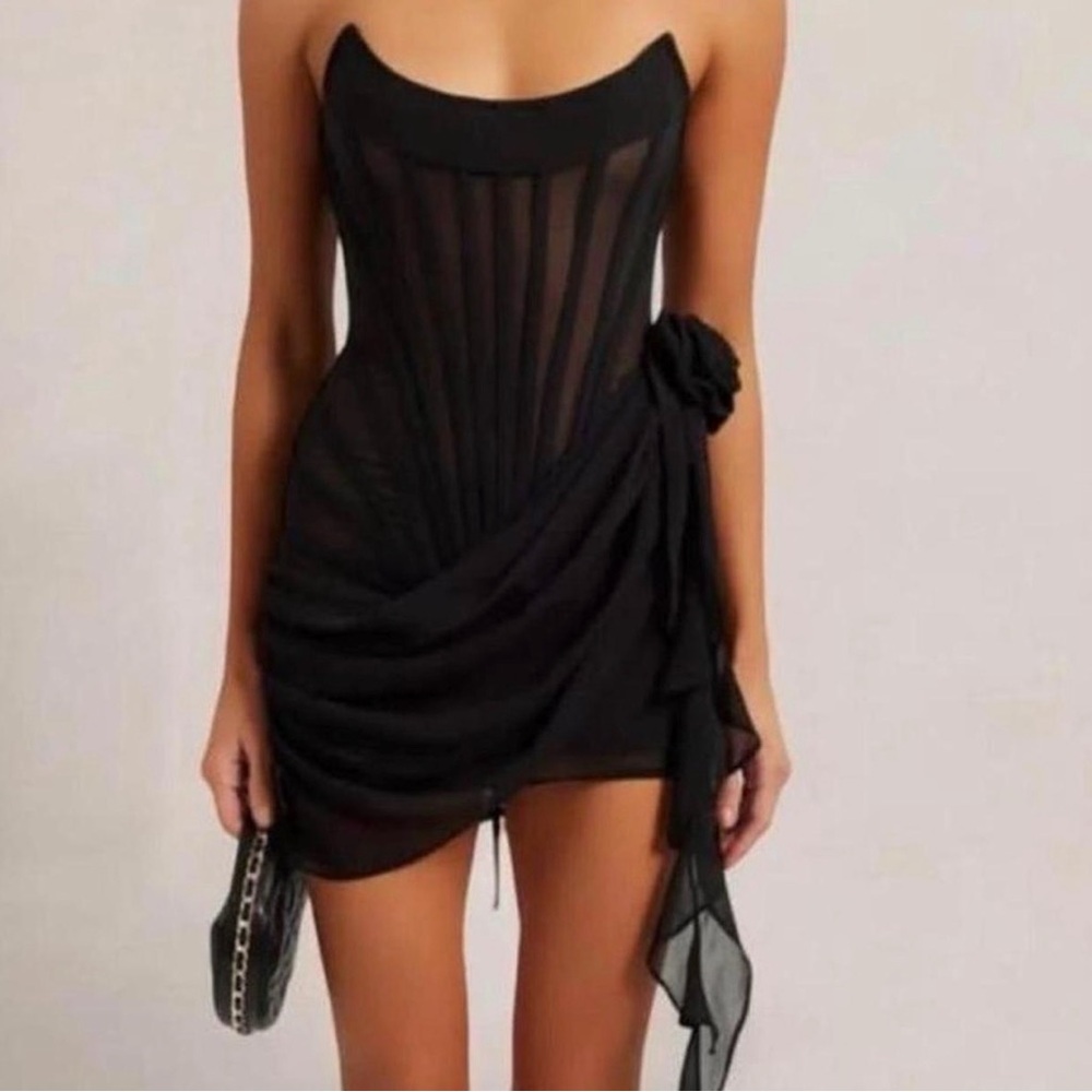 HEIRESS BEVERLY HILLS - BLACK MINI DRESS